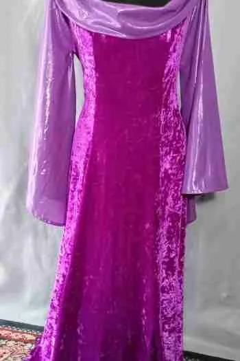 Purple Velvet Gown