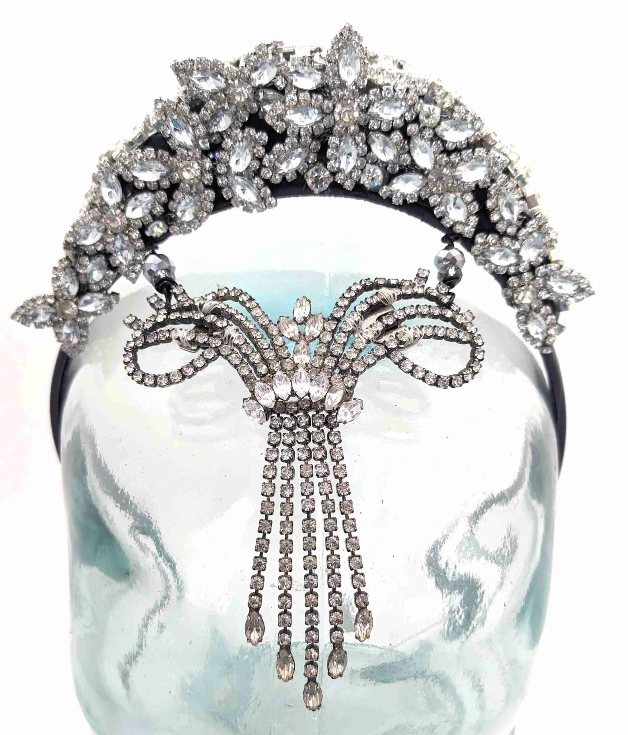 Rhinestone Crown Headpiece