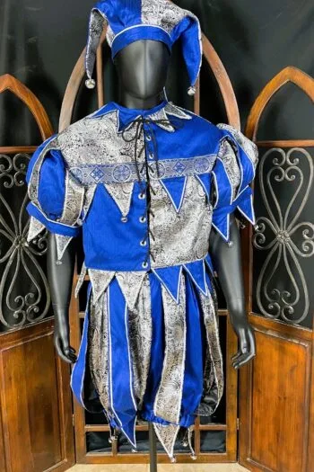 Blue/Silver Fancy Court Jester