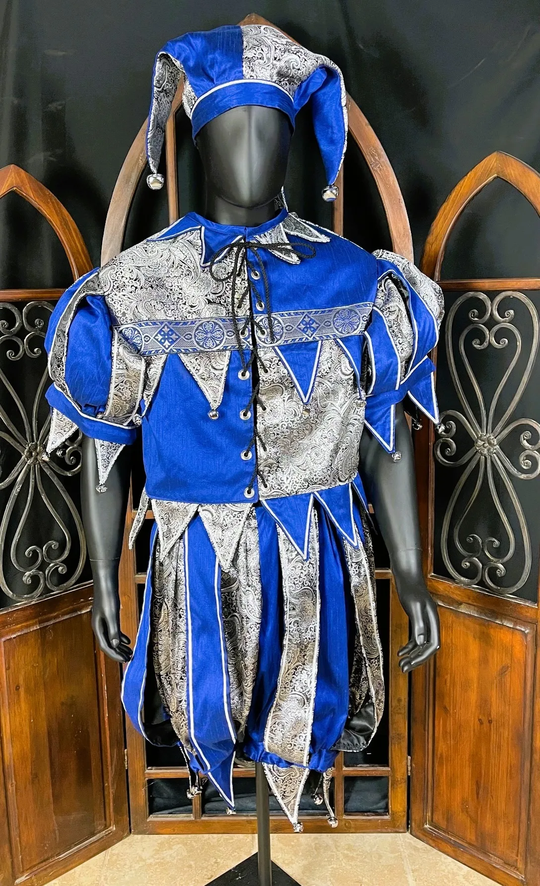 Blue/Silver Fancy Court Jester