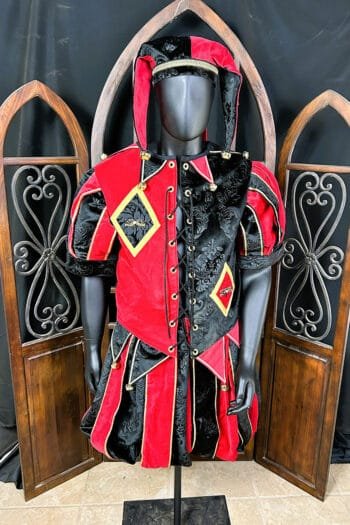 Renaissance Jester Costume, Fancy Size Medium